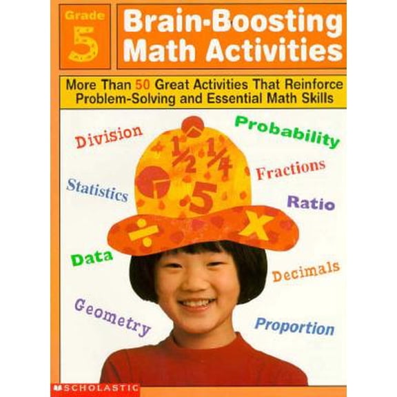 Pre-Owned Brain-Boosting Math Activities : Grade 5 (Paperback) 0590065459 9780590065450