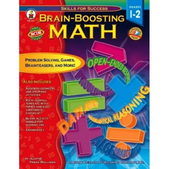 Pre-Owned Brain-Boosting Math, Grades 1-2 (Skills for Success Series) (Paperback) 0887249329 9780887249327