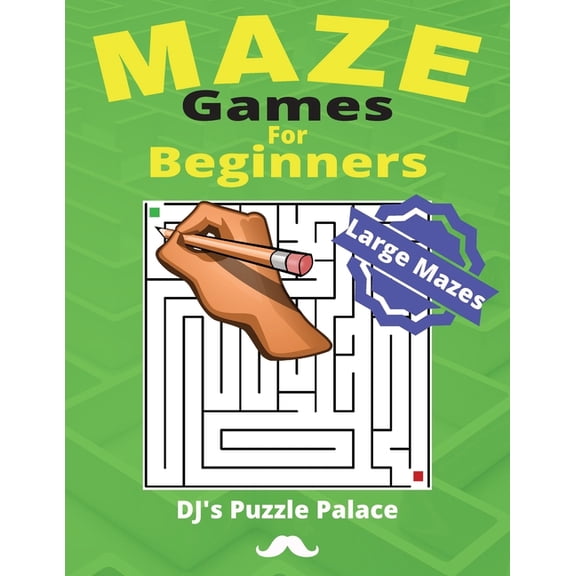 Brain Builder Maze Games For Beginners, (Paperback)