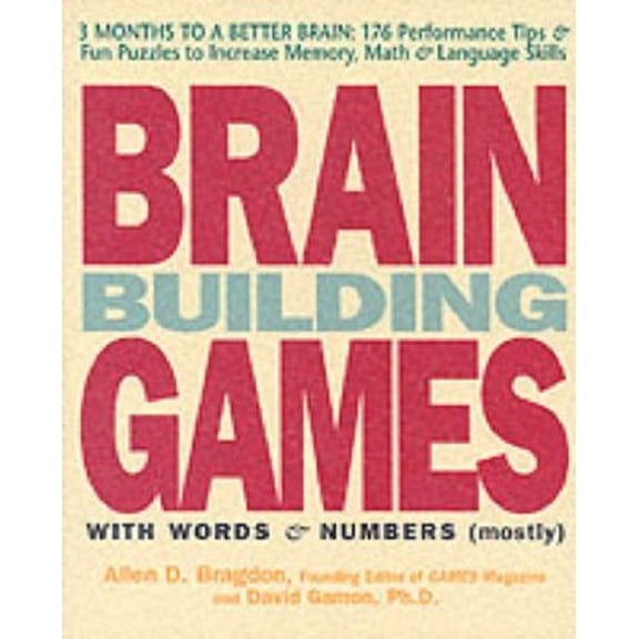 Pre-Owned Brain Building Games with Words and Numbers (mostly) Paperback
