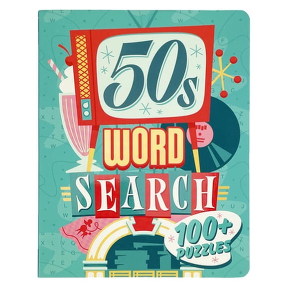 Brain Busters 50s Word Search, (Spiral-Bound)