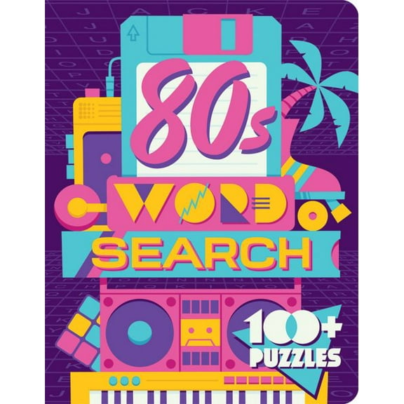 Pre-Owned Brain Busters 80s Word Search, (Spiral-Bound)