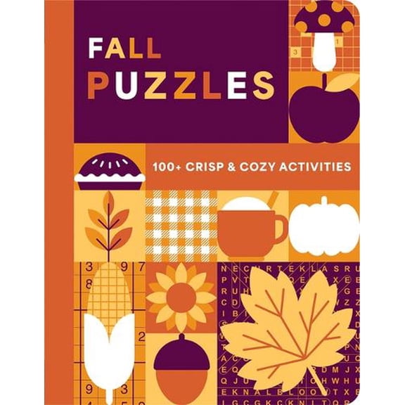 Brain Busters Fall Puzzles: 100+ Crisp and Cozy Activities, (Spiral-Bound)