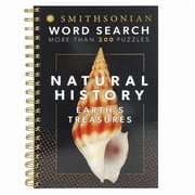 Brain Busters Smithsonian Word Search Natural History Earths Treasures, Spiral-Bound
