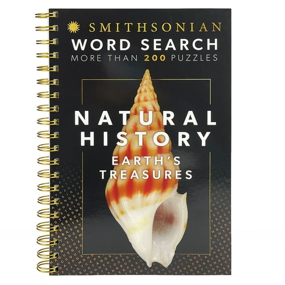 Brain Busters Smithsonian Word Search Natural History: Earth's Treasures, (Spiral-Bound)