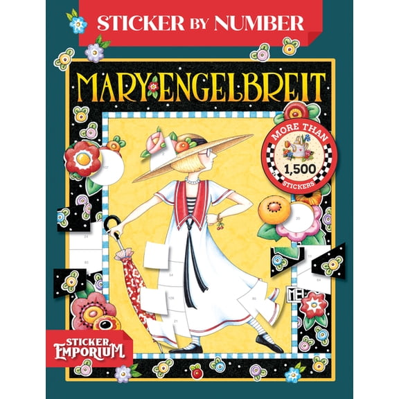 Sticker Emporium Sticker by Number Mary Engelbreit: Sticker Emporium, (Paperback)