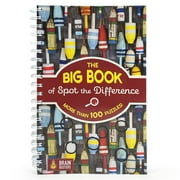 Brain Busters The Big Book of Spot the Difference, Spiral-Bound