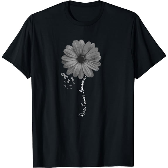 Brain Cancer Awareness Family T-shirt Survivor Pretty Gift
