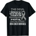 thumbnail image 1 of Brain Cancer Awareness I am the Storm Devil T-Shirt, 1 of 4