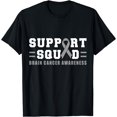 thumbnail image 1 of Brain Cancer Awareness Support Squad Grey Brain Tumor Ribbon T-Shirt, 1 of 3