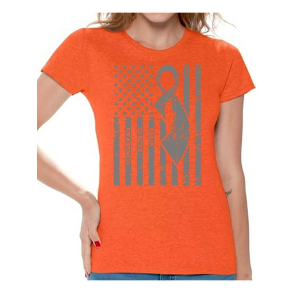 Brain Cancer Awareness T-shirt Top Cancer t shirt cancer awareness t shirt faith love hope fight believe support survive survivor gifts tackle for my mom dad grandpa grandma special for men for women