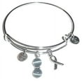 thumbnail image 1 of Brain Cancer Bracelet by Hidden Hollow Beads Expandable Charm Bangle Bracelets â?? Cancer Awareness Bracelet, 1 of 5