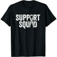 thumbnail image 1 of Brain Cancer Support Squad - Friend Family Support Ribbon T-Shirt, 1 of 3