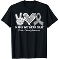 thumbnail image 1 of Brain Cancer Tumor Awareness Go Gray In May T-Shirt, 1 of 4