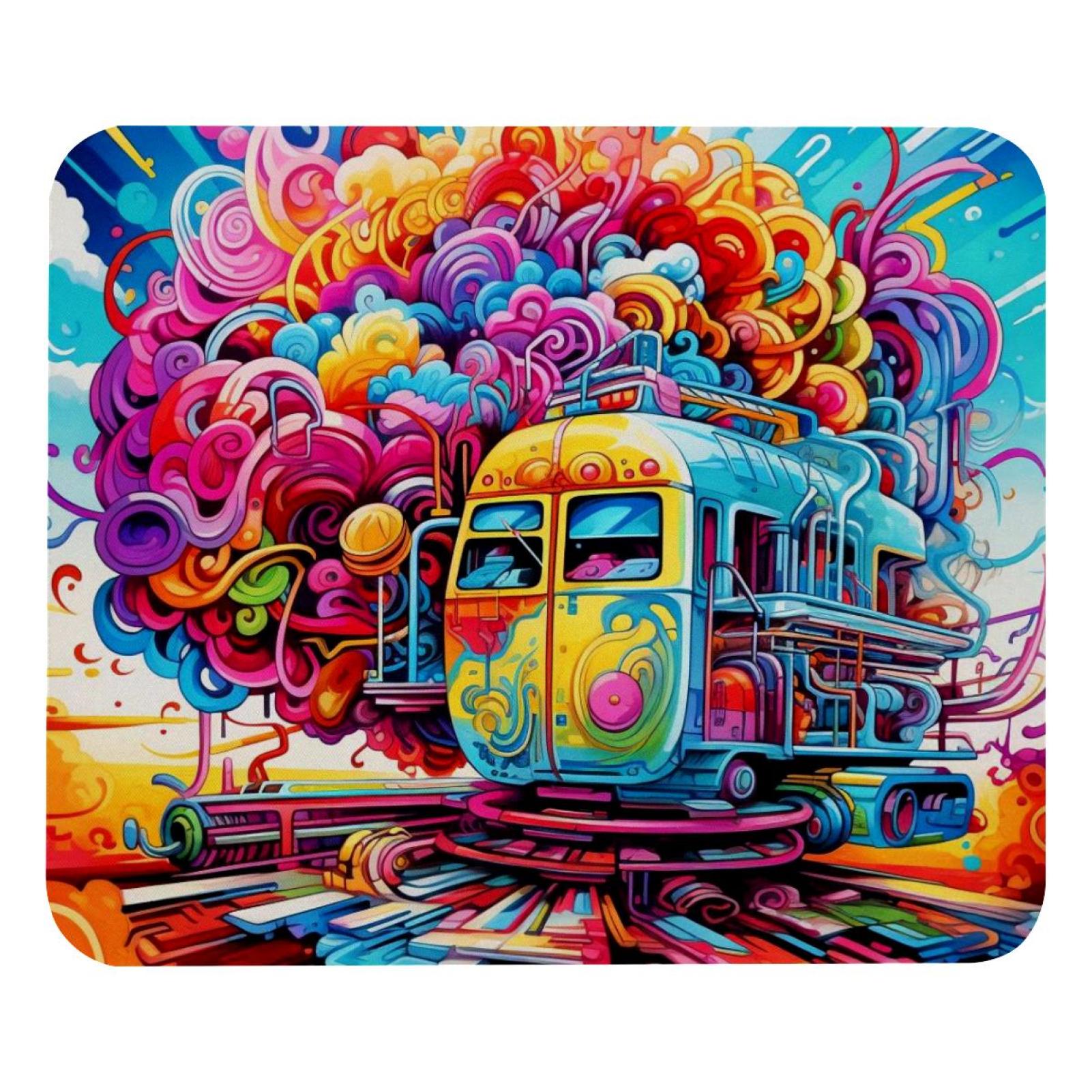 Brain Car Pattern Mousepad Square Thickness 2mm Desk Mat Office Home ...