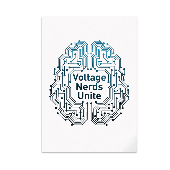 Brain Circuit Wall Art - Electrical Engineering Enthusiast - 13x19 Poster Print
