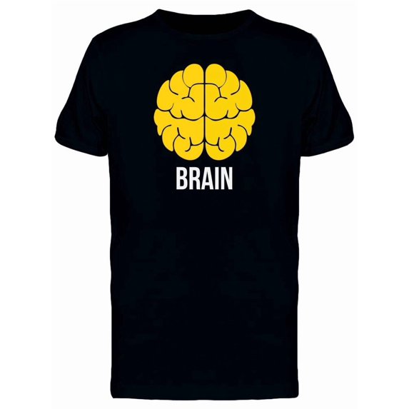 Brain, Cool Yellow Doodle Tee Men's -Image by Shutterstock