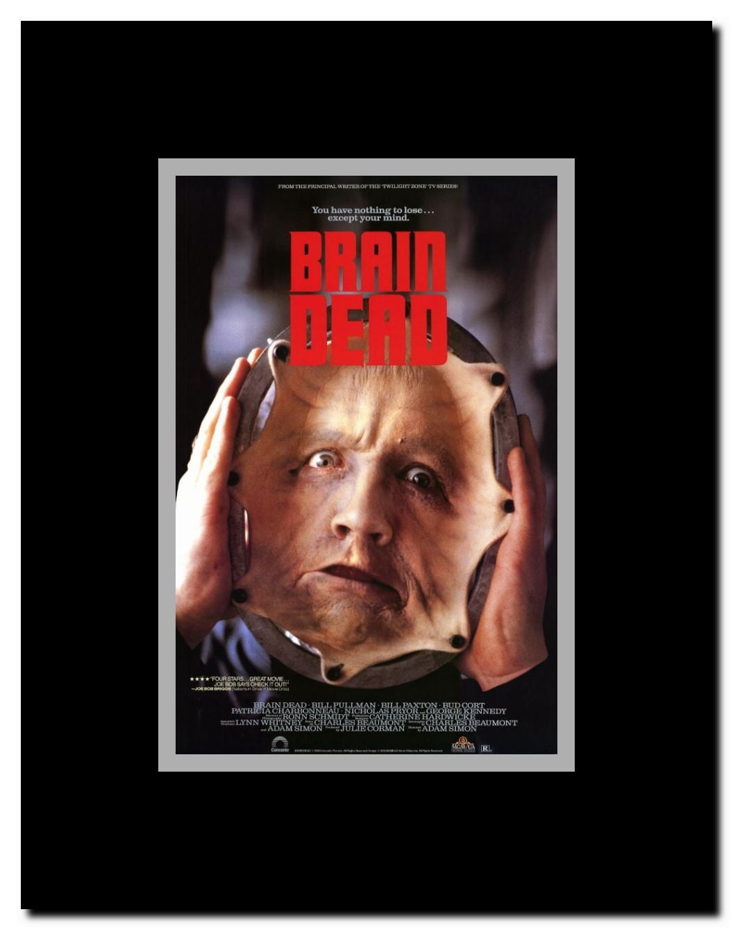 Brain Dead Framed Movie Poster