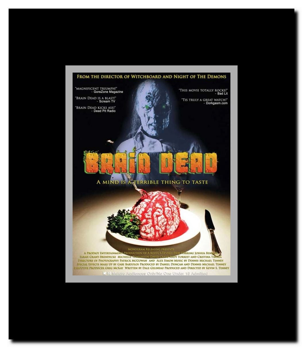 Brain Dead Framed Movie Poster