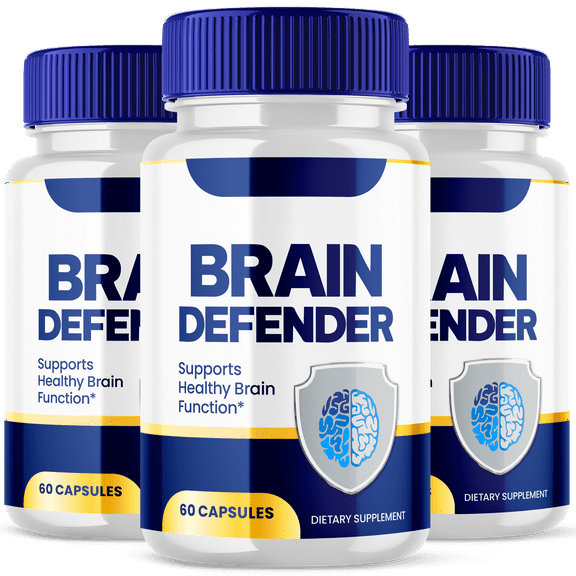 Brain Defender Brain Support Supplement Capsules Advanced Formula Pills 180 Capsules