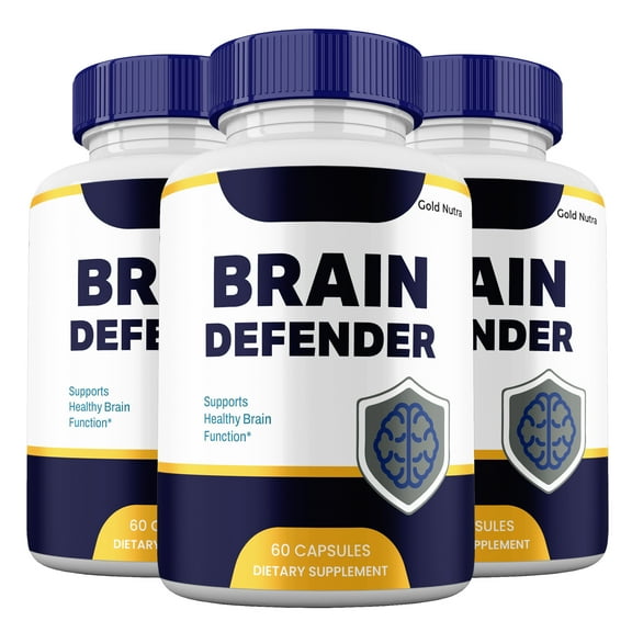 Brain Defender Capsules, Advanced Maximum Strength Pills Cognitive and Brain, BrainDefender Supplement for Nerve Health(3 Pack)