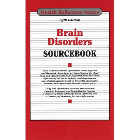 Pre-Owned Brain Disorders Sourcebook, Hardcover by Tilly, John (EDT), ISBN 078081620X, ISBN-13 9780780816206