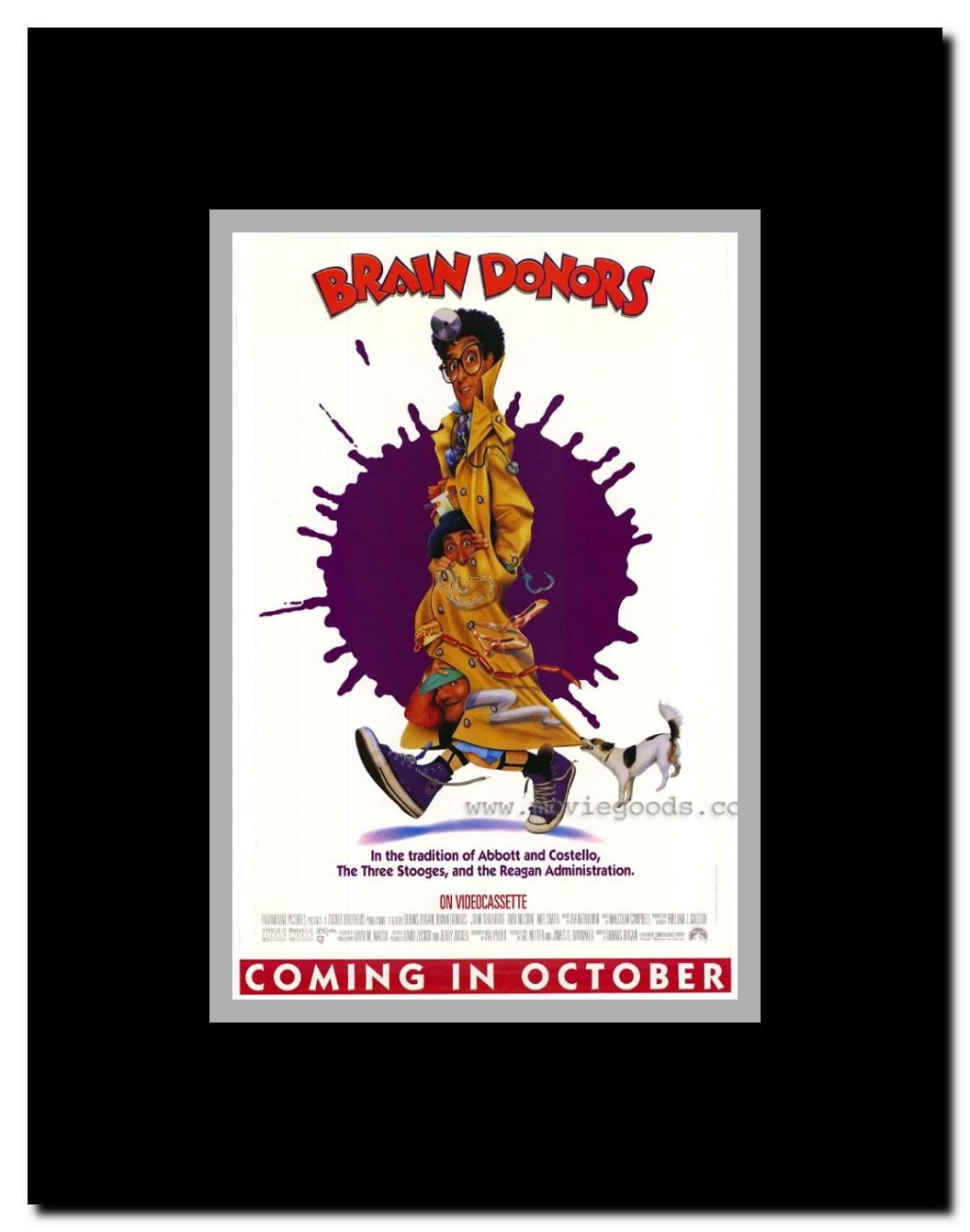 Brain Donors Framed Movie Poster