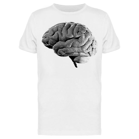 Brain Drawing Art T-Shirt Men -Image by Shutterstock, Male XX-Large