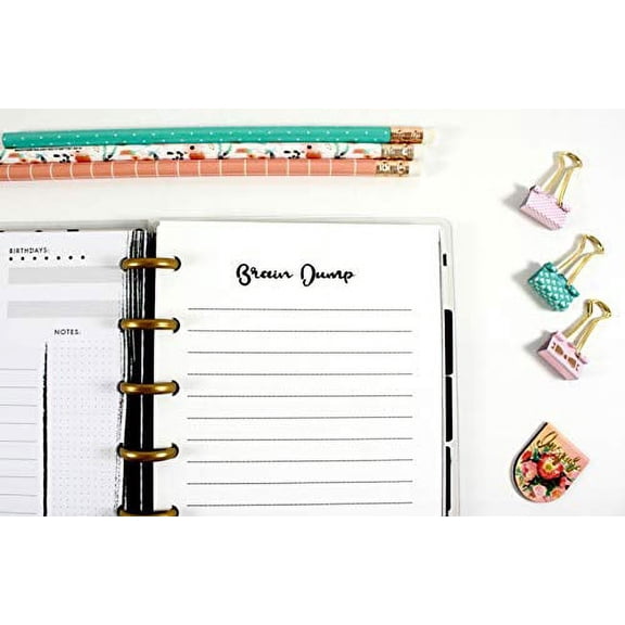 Brain Dump Inserts for 7 Disc Planners