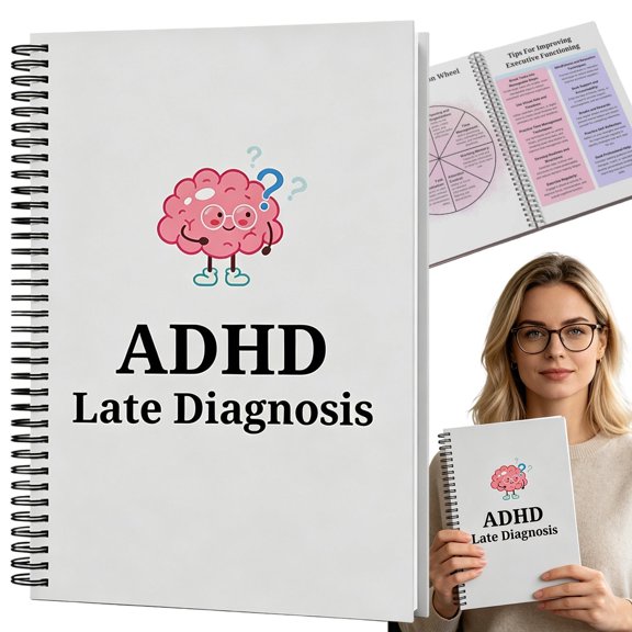Brain Dump Journal With Pen Set And Ruled Pages For Neurodivergent Care And Daily Productivity