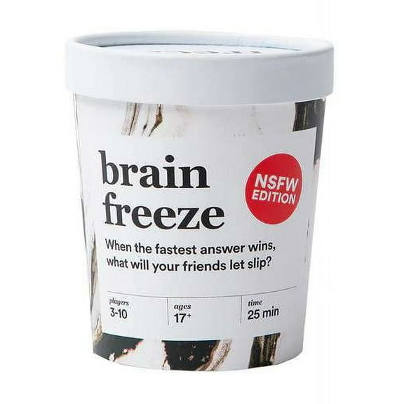 BRAIN FREEZE After Dark Party Game - The Hilarious Speak-Before-You-Think Adult Card Game