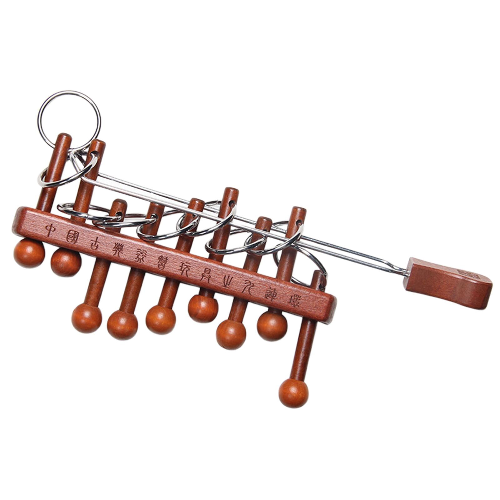 Brain Game 9 Linked Rings Puzzle, Sequential Movement, Educational Toys ...