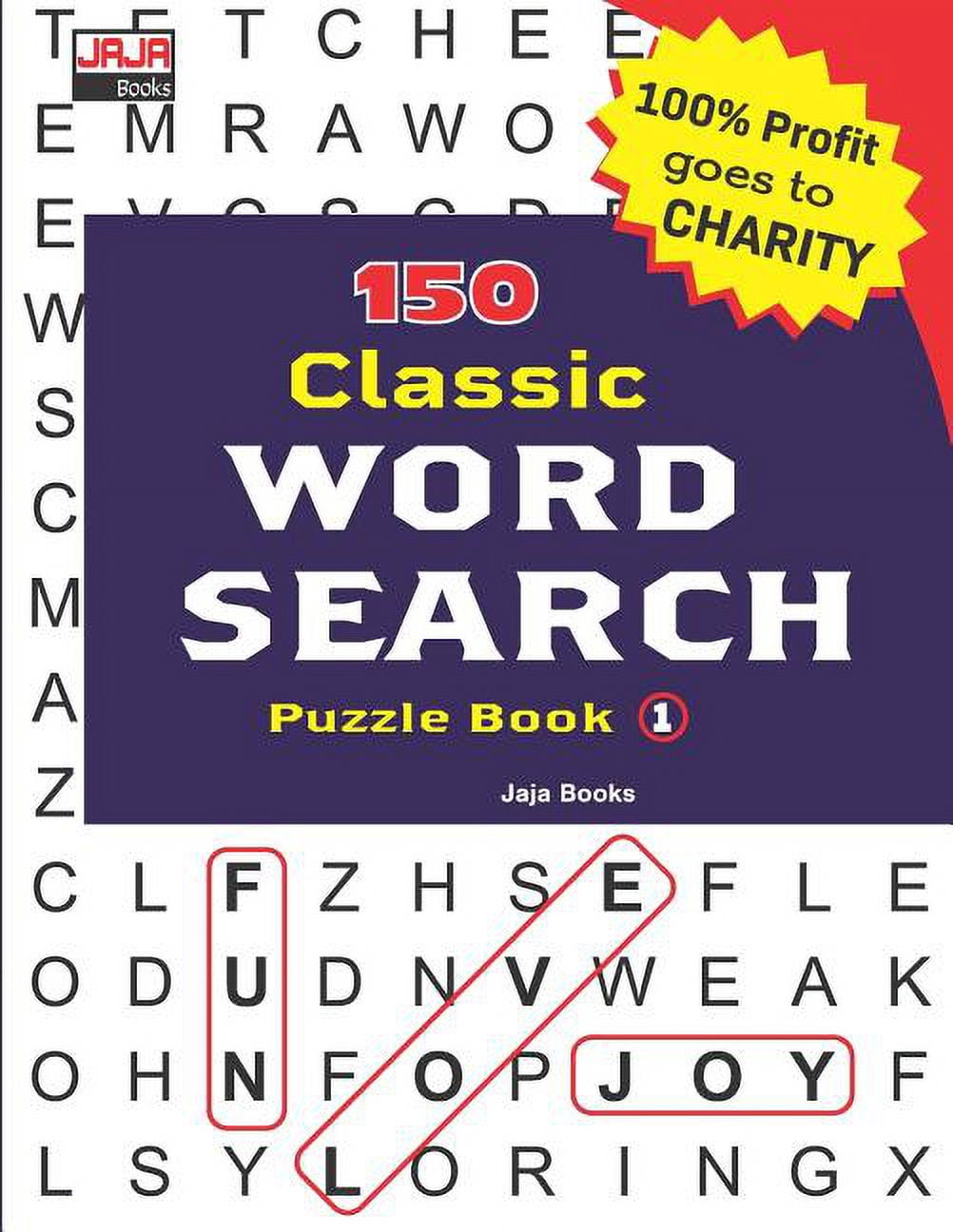 Brain Game Large Print: Word Search: 150 Classic WORD SEARCH Puzzle ...