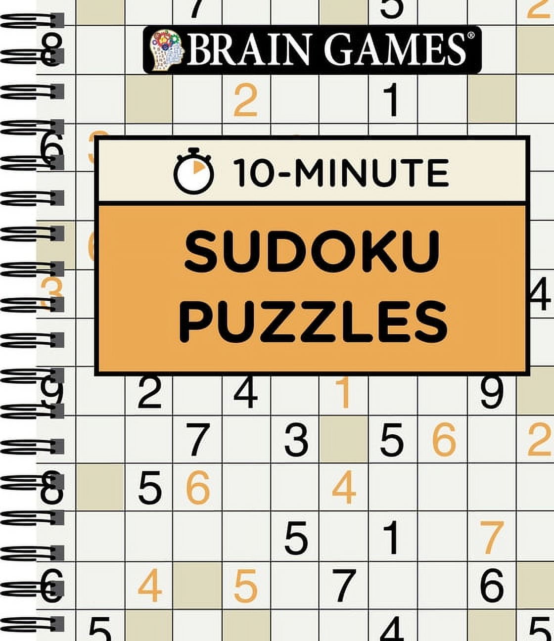 Brain games - 10 minute: brain games - 10 minute: sudoku puzzles  (other)(large print) - walmart.com