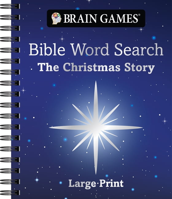 Brain Games Large Print Bible Word Search CHRISTMAS STORY