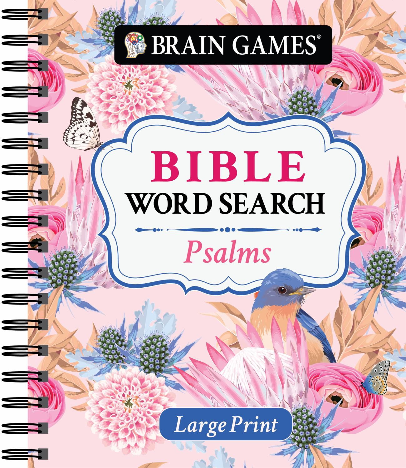 Brain Games Bible Word Search: Psalms and Prayer Puzzles (Large type / large print edition) (Spiral-Bound) deal from Walmart