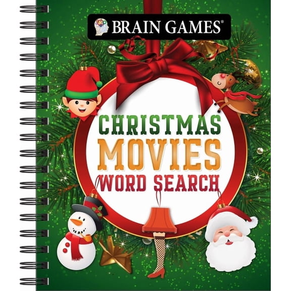Brain Games Brain Games - Christmas Movies Word Search, (Spiral-Bound)