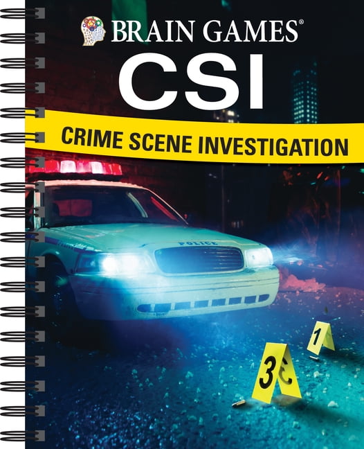 PUBLICATIONS INTERNATIONAL Brain Games Brain Games - Crime Scene Investigation (Csi) Puzzles #2: Volume 2, (Spiral-Bound)