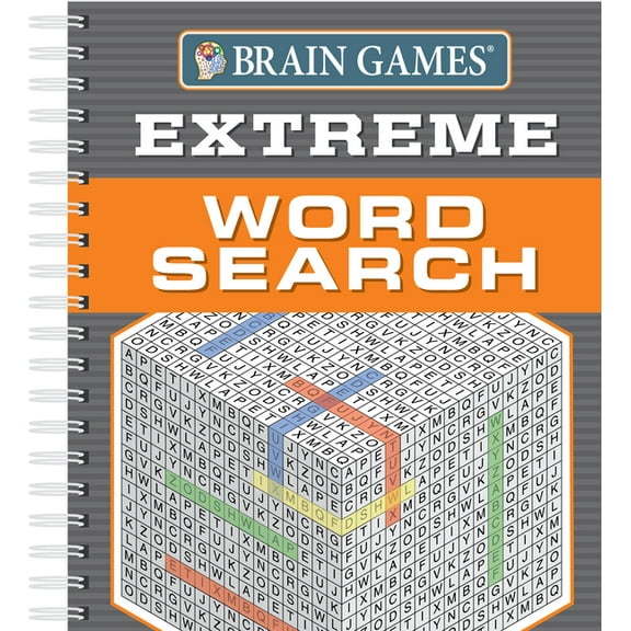 Brain Games Brain Games - Extreme Word Search (256 Pages), (Spiral-Bound)