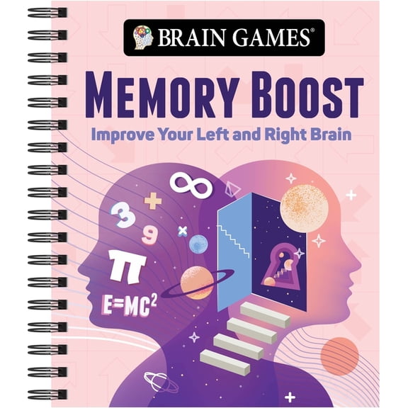 Brain Games Brain Games - Memory Boost: Improve Your Left and Right Brain, (Spiral-Bound)