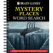 Brain Games Brain Games - Mystery Places Word Search More Than 80 Word Search Puzzles!, Spiral-Bound