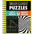 thumbnail image 1 of Brain Games Brain Games - Puzzles: Left Brain Right Brain, (Spiral-Bound), 1 of 1