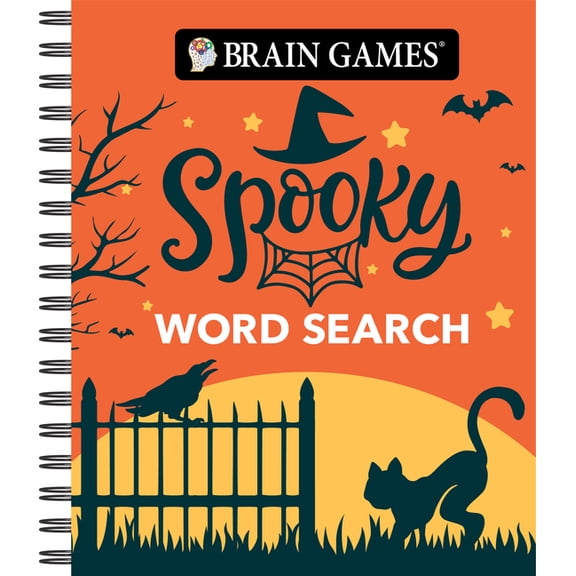 Brain Games Brain Games - Spooky Word Search - Halloween Puzzles, (Spiral-Bound)