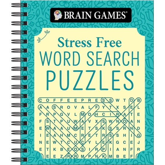 Brain Games Brain Games - Stress Free: Word Search Puzzles (320 Pages), (Spiral-Bound)