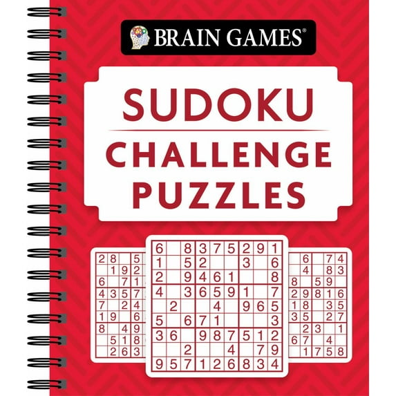 Brain Games Brain Games - Sudoku Challenge Puzzles, (Spiral-Bound)