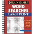 thumbnail image 1 of Brain Games Brain Games - Word Searches - Large Print (Red), (Spiral-Bound), 1 of 2