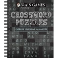thumbnail image 1 of Pre-Owned Brain Games - Crossword Puzzles (Chalkboard #1): Exercise Your Mind in Minutes Volume 1 (Spiral-bound) 1640306617 9781640306615, 1 of 1