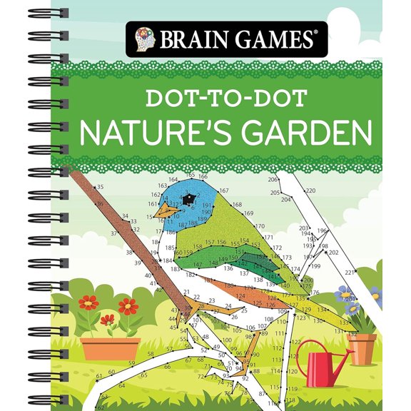 Brain Games - Dot-To-Dot Nature'S Garden
