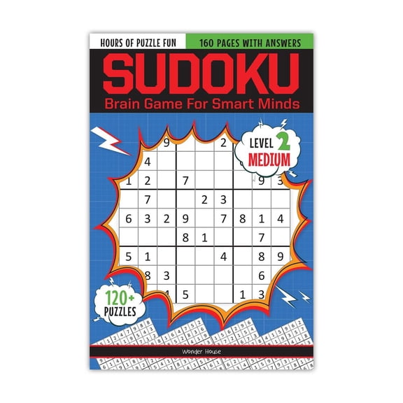 Brain Games For Smart Minds: Sudoku - Brain Booster Puzzles for Kids : Level 2 (Medium) (Paperback)
