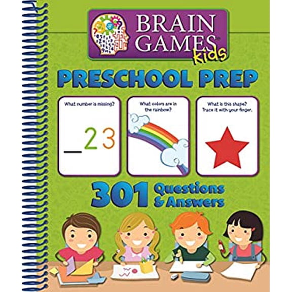 Pre-Owned Brain Games Kids: Preschool Prep - 301 Questions and Answers - PI Kids (Unknown) 1503735443 9781503735446